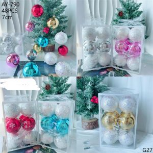 ESFERAS NAVIDEÑAS ECONOMICAS  PAQUETE DE 6 PZ (MAYOREO )